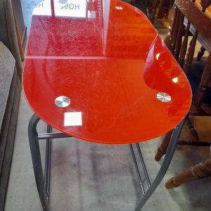 Red Glass Table