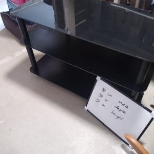 Glass TV unit