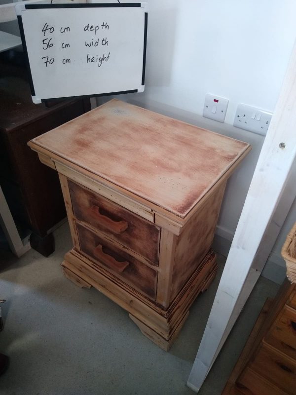 Distressed Bedside Table