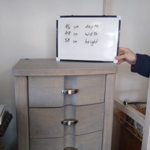 3 Drawer Bedside Table