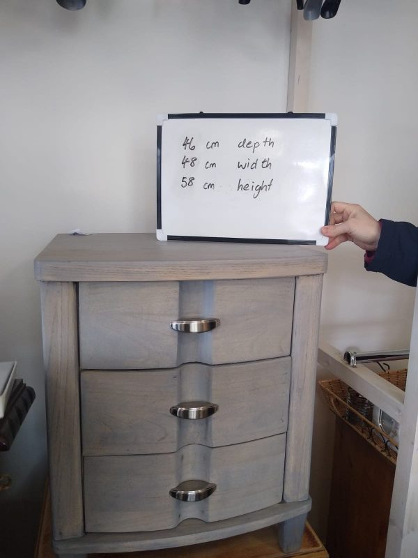 3 Drawer Bedside Table