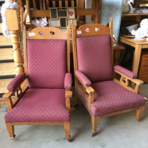 Wine Antique Chairs