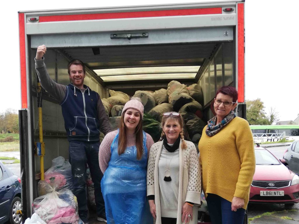 lorry packed